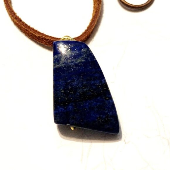 Lapis Lazuli Pendant Necklace – Wisdom, Clarity & Spiritual Awakening - Picture 4 of 7